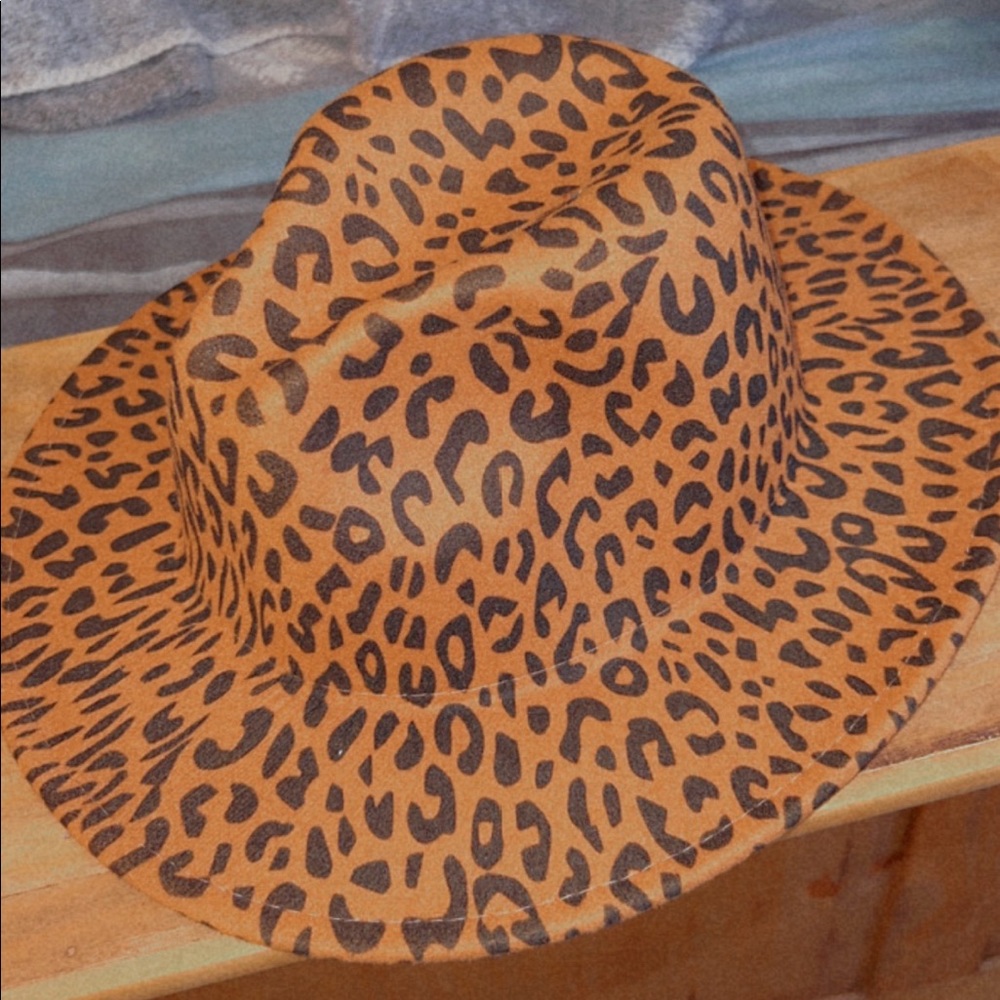 Fedora hat Leopard Brand Unknown